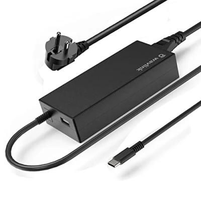 Immagine di 112W Caricatore PC Portatile USB C, Type C Universale Alimentatore, per MacBook Pro/Air Dell HP Samsung ASUS Huawei Matebook Xiaomi Air Lenovo ThinkPad Acer Notebook et Smartphones.