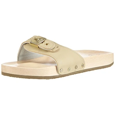 Immagine di Scholl Pescura Flat Original Zoccolo Piatto Colore Sabbia Misura 43