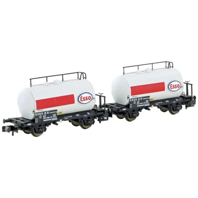Immagine di N Kit 2 pz. Vagone caldaia leggero Esso della DB Hobbytrain H24832