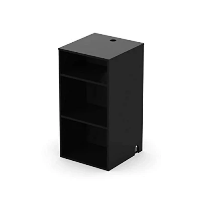 Immagine di Glorious Modular Mix Rack Black Due ampi scomparti per dischi da 12&#039;&#039; e uno scomparto 7&#039;&#039;, l&#039;area di stoccaggio offre spazio sufficiente un giradischi, lettore CD o mixer