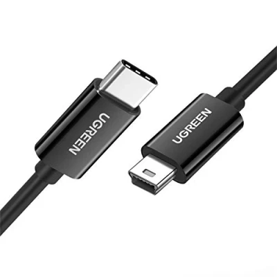 Immagine di UGREEN Cavo Mini USB a C, Tipo C 3.1 B Compatibile con Hard Disk Esterno, Fotocamere ecc 1M