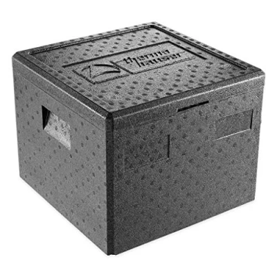 Immagine di Thermohauser Contenitore termico EPP per pizza con coperchio, 32,5 litri, 41 x cm scatola la consegna a domicilio della