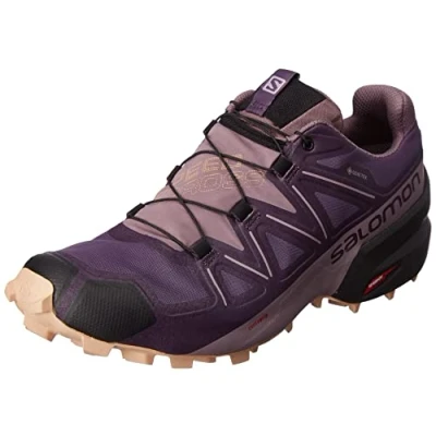 Immagine di SALOMON Speedcross Gore tex, Scarpe da Trail Running Donna, Viola Mysterioso Quail Sirocco, 36 2/3 EU
