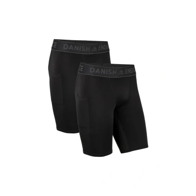 Immagine di Danish Endurance Compression 2 PACK Culotte, Uomo, Taglia: Large, Black