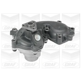 Immagine di GRAF PA553 Pompa acqua con guarnizione coperchio meccanico Ghisa per trasmissione cinghia Poly V FIAT: Punto I Hatchback, Palio Weekend
