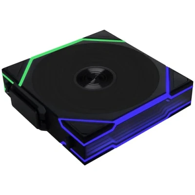Immagine di Lian Li UNI FAN TL Wireless Lüfter, ARGB, PWM 120 mm, schwarz (120 mm), Ventola PC, Nero