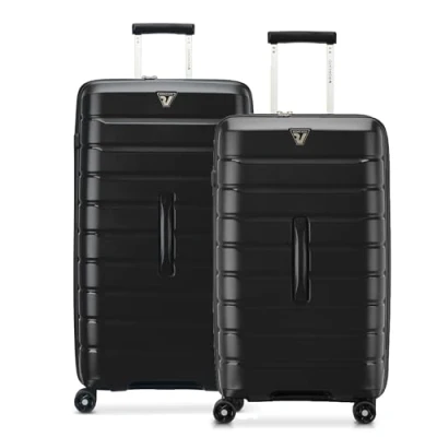 Immagine di RONCATO B FLYING TRUNK Set baule trolley grande e medio, con sistema di chiusura TSA, DENIM