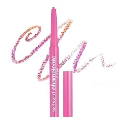 Immagine di Wet n Wild Chameleon Chrome Eyeliner Retrattile Impermeabile, Resistente alle Sbavature, Cambiamento di Colore Dinamico, Durata 18 Ore, Senza Crudeltà Pianeta Disco