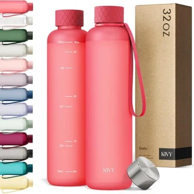 Immagine di KIVY Bottiglia di acqua Tritan (corallo, 1000 ml)