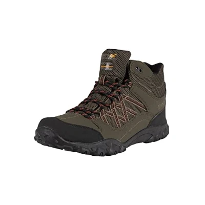 Immagine di Regatta Edgepoint Waterproof Hiking Boot, Stivali Da Escursionismo Uomo, Bayleaf Burntumber, 47 EU