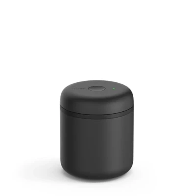 Immagine di Fellow Atmos Contenitore sottovuoto elettrico e contenitore, contenitori ermetici per caffè alimenti, 0,7 litri, nero opaco