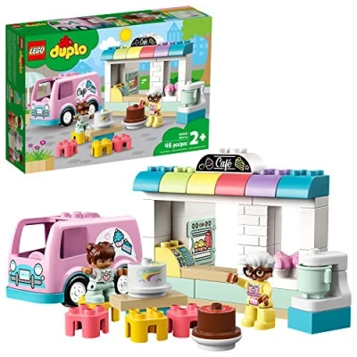 Immagine di LEGO DUPLO Town Pasticceria, Playset con Furgoncino, Torte e Pasticcini, Grandi Mattoncini per Bambini dai 2 Anni in su, 10928