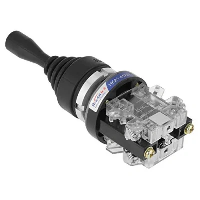 Immagine di Interruttore momentaneo joystick 2NO AC380V 5A a 2 cifre HKA1 41Z02