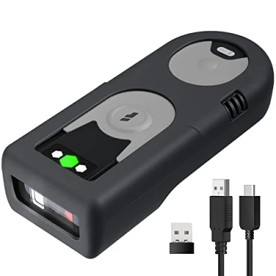 Immagine di Inateck Lettore Codice a Barre 1D CCD Bluetooth, con Adattatore USB da 2,4 GHz, Scansione dello Schermo, Comandi di Scelta Rapida Esclusivi, BCST 43