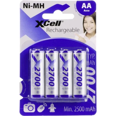 Immagine di XCell X2700AA B4 Batteria ricaricabile Stilo (AA) NiMH 2700 mAh 1.2 V 4 pz.