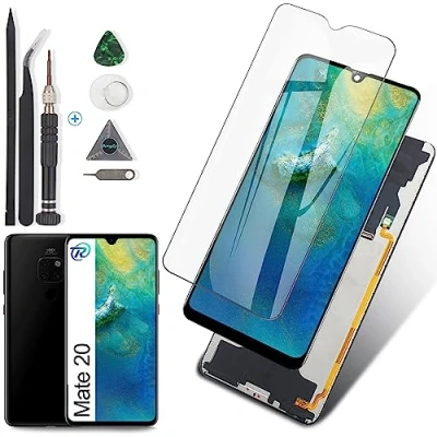 Immagine di RongZy Schermo LCD per Huawei Mate 20 HMA L29 Display Touch Screen Digitizer Parti di Ricambio Riparazione con Strumenti(Nero)