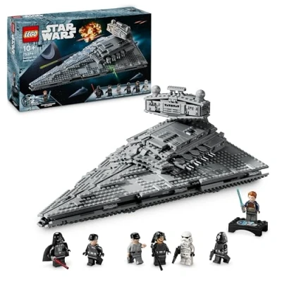 Immagine di LEGO Star Wars Imperial Destroyer, Astronave Giocattolo da Costruire con Minifigure di Darth Vader, Giochi per Bambini e Bambine 10 Anni, Idea Regalo Collezione Una Nuova Speranza 75394