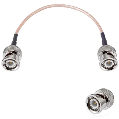 Immagine di Vecys BNC Maschio a Cavo 50ohm RG316 RF Coassiale Ponticello 12&quot;/30cm per Antenne Ham Radio Palmare