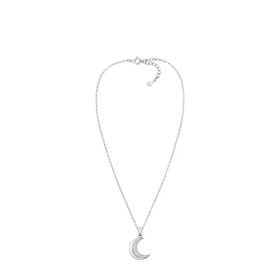 Immagine di SOFIA MILANI Collana da Donna in Argento 925 con Pietra Zircone Ciondolo a Luna N0445