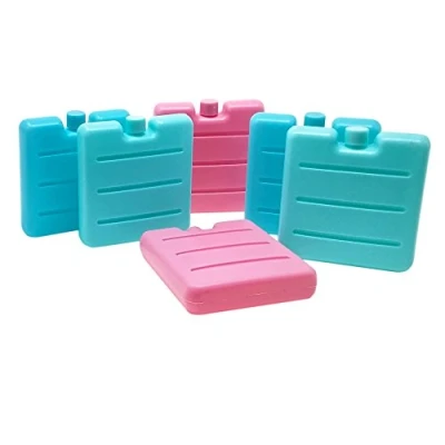 Immagine di ToCi Piccole mattonelle frigo in blu, fucsia e verde, per la borsa il contenitore merenda, 6