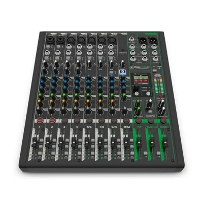 Immagine di MACKIE Profx12V3+ Mixer Analogico a 12 Canali con Effetti Avanzati, Modalità di Registrazione USB e Bluetooth Nero