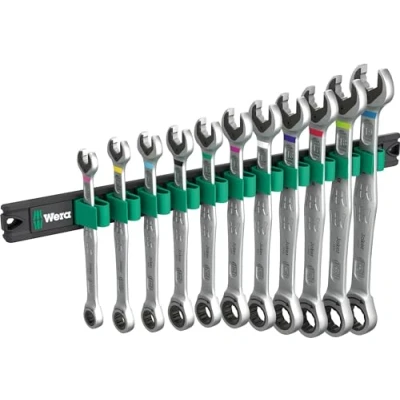 Immagine di Wera 05020014001 9630 Magnetleiste 6000 Joker 1 Set chiavi a cricchetto combinato 11 parti 8 19 mm