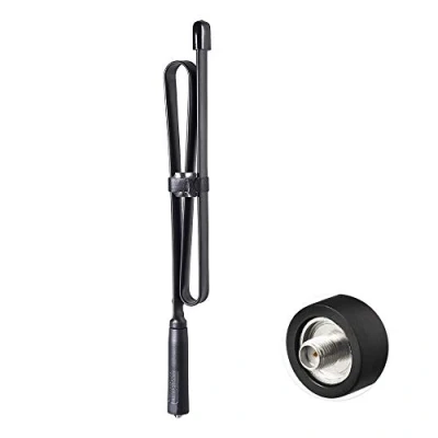 Immagine di Bingfu Antenna Radio VHF UHF Bibanda 144Mhz 430Mhz Pieghevole 79 cm Tattica CS SMA FemminaCompatibile con Maggiorata Baofeng UV 5R PLUS BF F8HP 82 888S Radioamatori Portatile