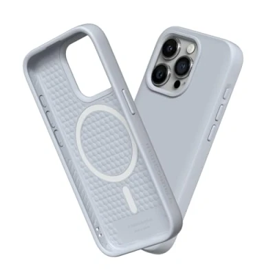 Immagine di RhinoShield SolidSuit Case Compatible with Magsafe for [iPhone 15 Pro Max] Shock Absorbent Slim Design Protective Cover Premium Matte Finish 3.5M / 11ft Drop Protection Ash Grey