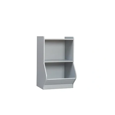 Immagine di Iris Ohyama, Armadietto giocattolo, Mobili per bambini, Scaffale giocattolo Libreria, Multicolore, Camera dei Asilo nido, Scuola materna, Kids Basic Shelf, KSB 2, Grigio