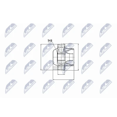 Immagine di NTY NPW VV 005 Kit Giunto Omocinetico VOLVO: V70 I, V50, S60 I