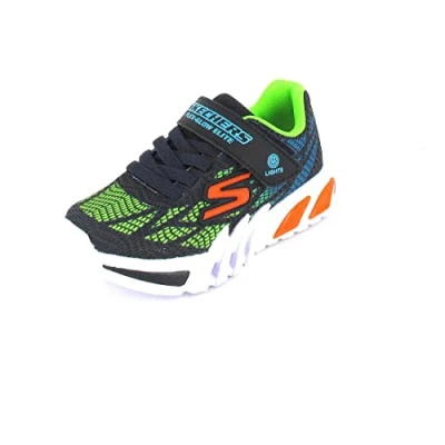 Immagine di Skechers Flex glow Elite Vorlo, Scarpe da ginnastica Bambini e ragazzi, Multi Trim Sintetico Blu Navy, 32 EU