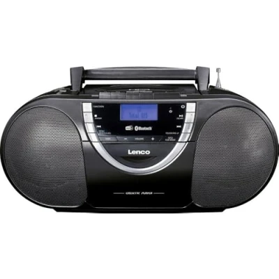 Immagine di Lenco SCD 6900 Radio portatile DAB+ Bluetooth FM Boombox con lettore CD/MP3 cassette Ingresso USB AUX In Jack per cuffie da 3,5 mm Nero