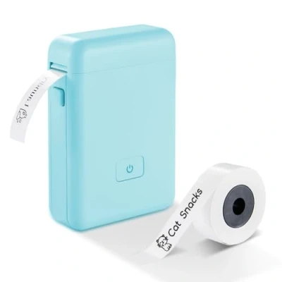 Immagine di vretti Sticker Maker Mini stampante per etichette con più modelli, HP2 portatile Bluetooth stoccaggio, spedizione, codice a barre, spedizione postale, ufficio, casa, organizzazione