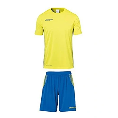 Immagine di uhlsport Bambini Score Kit KA Team Maglia, Bambini, KA, limonengelb/Azurblau, 116