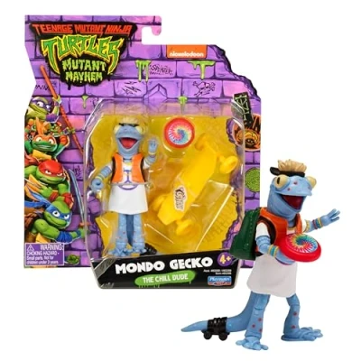 Immagine di GIOCHI PREZIOSI Tartarughe Ninja Caos MutanteMondo Jecko In Versione Action Figure ArticolataDimensione 12 CmDettagliata Per Bambini A Partire Dai 4 Anni