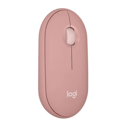 Immagine di Logitech Pebble Mouse 2 M350s TONAL Rose EMEA 808 Bluetooth® Ottico 3 Tasti 400 dpi, 4000 dpi Rotella di scorrimento integrata