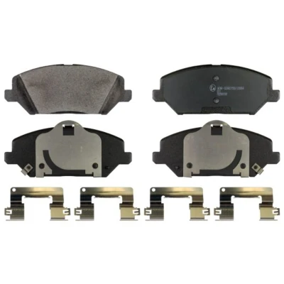 Immagine di BLUE PRINT ADG042177 Kit pastiglie freno Assale anteriore con segnalatore acustico usura lamierino anticigolío, materiale di fissaggio