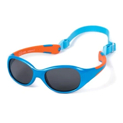 Immagine di Kiddus Occhiali da Sole realizzati in un Unico Pezzo. Per Bambini 0 mesi. Filtro Solare UV400 Sicuro. Molto Flessibile. Infrangibile. Senza BPA. Fascia Elastica Regolabile e Rimovibile. ALLROAD