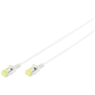 Immagine di Digitus DK 1624 A 010S RJ45 cavo di rete, patch CAT 6A U/FTP 1.00 m Grigio Schermato, Privo alogeni, doppia schermatura 1 pz.