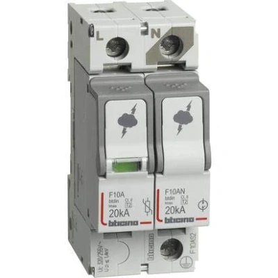 Immagine di btdin SPD T2 20KA 1P+N NR F10AS2