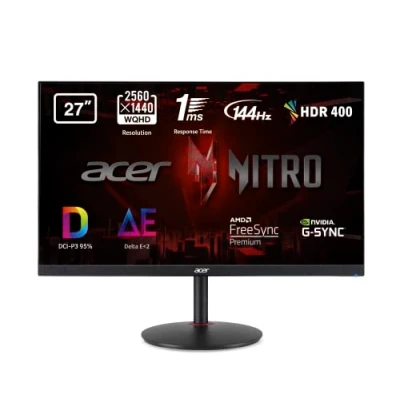 Immagine di Acer Nitro XV272UPbmiiprzx LED Monitor Gaming FreeSync, 27&quot;, Display IPS 2K QHD, 144 Hz, 1 ms, HDMI 2.0, DP 1.4, USB3.0, Lum 350 (400 Peak) cd/m2, Speaker Integrati, Cavi HDMI, USB3.0 Inclusi
