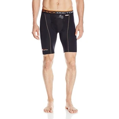 Immagine di Shock Doctor Conchiglia Ultra Pro Men&#039;s, Pantaloncini a compressione con carbonio Tazza flessibile, colore: nero, 2X Large