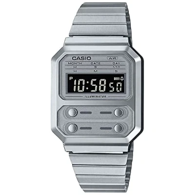 Immagine di Casio Unisex Orologio digitale silvercoloured, Taglia: One Size, Silver coloured