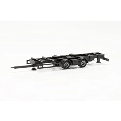 Immagine di herpa accessori per modellini di camion, telaio rimorchio tandem treni volumetrici da 7,82 m con carrozzeria fissa, 2 pz., scala 1:87, modellino auto, modellismo