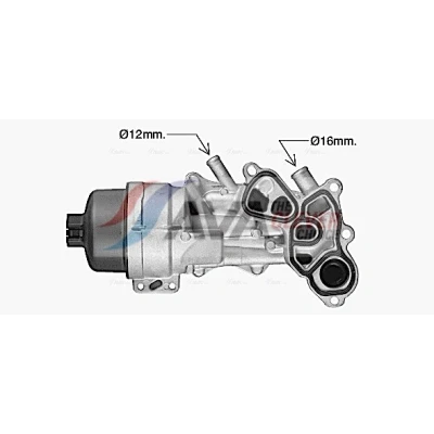 Immagine di PRASCO CN3337H Radiatore Olio con filtro MINI: Hatchback, Paceman, Countryman, PEUGEOT: 207 308 SW 2, 3008 I, CITROËN: C4 I Grand Picasso