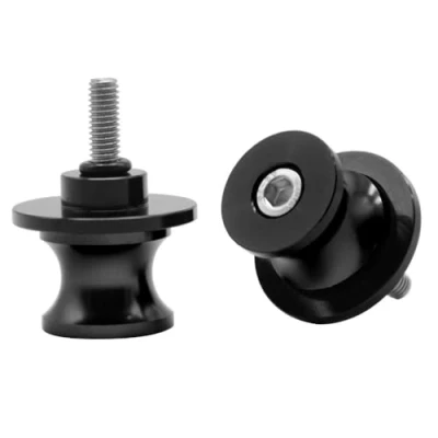 Immagine di 2pcs Nottolini M6*1,5 Universale Forcellone Appoggi per YZF R1 R3 R6 R25 R125 R1000 R6S MT 01 03 09 10 Aprilia RSV4 R (Nero)