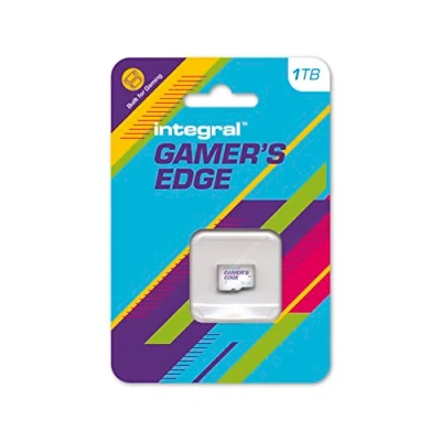 Immagine di Integral Scheda Micro SD da 1 TB Gamer&#039;s Edge per Valve Steam Deck e Nintendo Switch, Switch Lite &amp; OLED, carica salva giochi velocemente, memorizza giochi, DLC dati, costruita