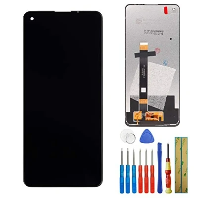 Immagine di E YIIVIIL Display LCD compatibile con LG K51S LMK510EMW LM K510EMW 6.55&quot; Touch Screen Assembly cornice + strumenti
