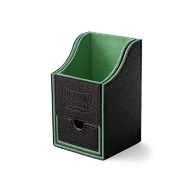 Immagine di DRAGON SHIELD Nest Deck Box Plus Black And Green Porta MAZZI, Tinta Unita, Multicolore, AT 40202