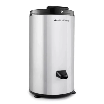 Immagine di Asciugatrice MELCHIONI VERTIGO a Centrifuga Inox, Asciugabiancheria Portatile Salvaspazio, Asciugapanni Silenziosa, Capacità 6 Kg, 3200 Giri/Min, Strizzatrice centrifuga, Strizzapanni